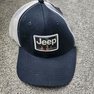Jeep Dark Blue and White Trucker Hat